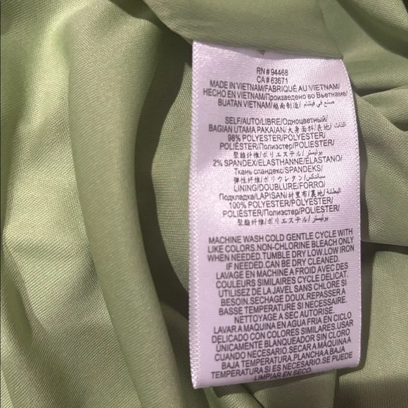 BCBGeneration Lime Green Off-Shoulder Maxi Dress - Picture 3 of 5